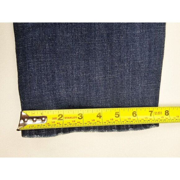 Lucky Brand Size 38X30 Mens 221 Straight Blue Denim 5 Pocket Logo Tag Jeans - Picture 8 of 13